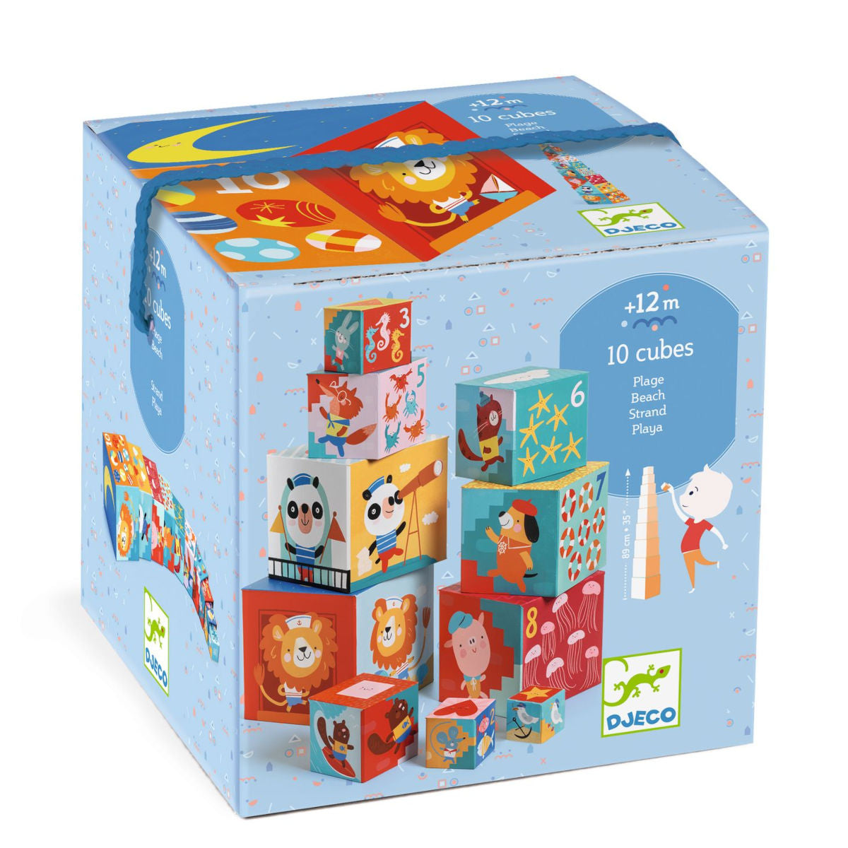 Cubi cartonato Spiaggia - Djeco - Art. 08509