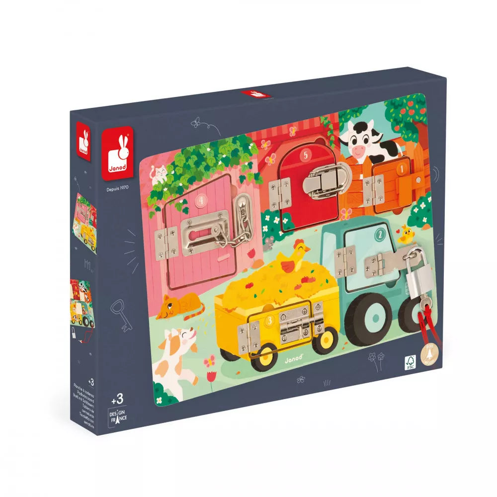 Tavoletta con Serrature, La Fattoria - Janod - Art. 07119