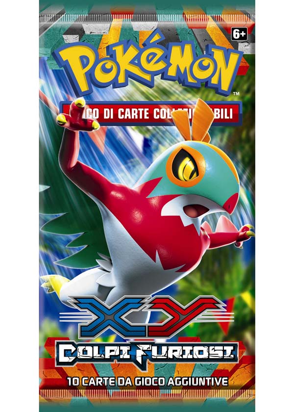 Bustina XY - Colpi Furiosi - Imperfezioni Estetiche - ITA - Artwork Casuale - 10 Carte POKEMON