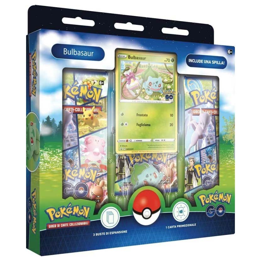 Collezione con Spilla - Bulbasaur - Spada e Scudo - Pokemon GO - ITA