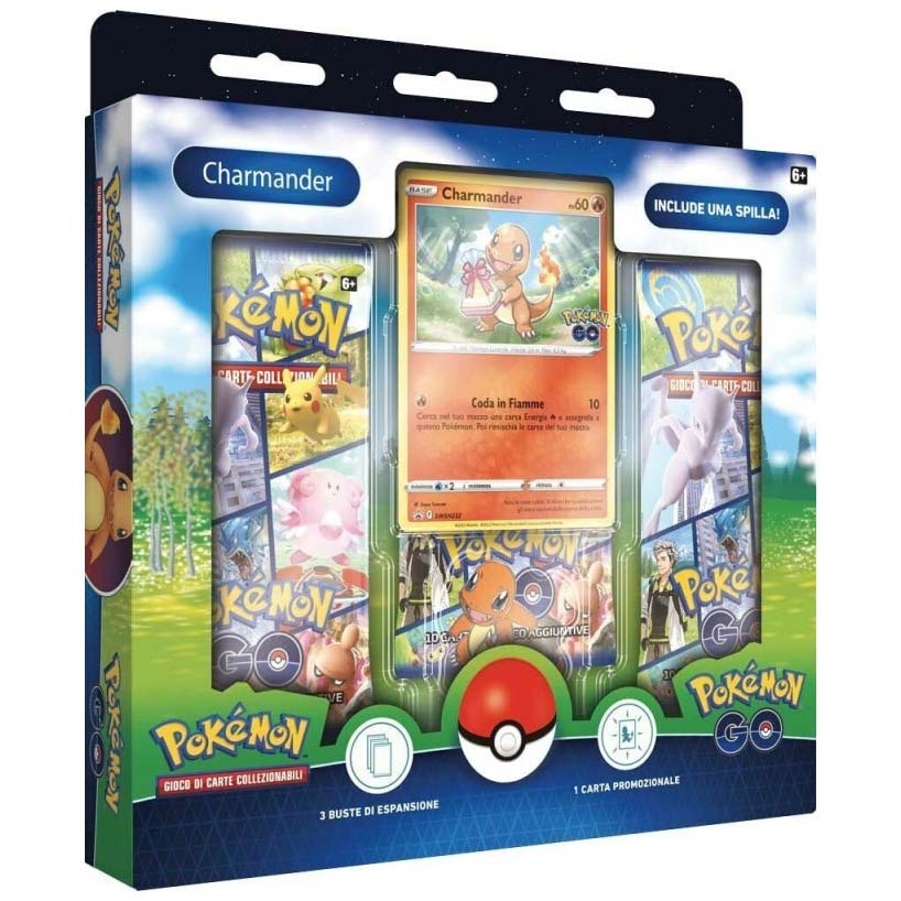 Collezione con Spilla - Charmander - Spada e Scudo - Pokemon GO - ITA