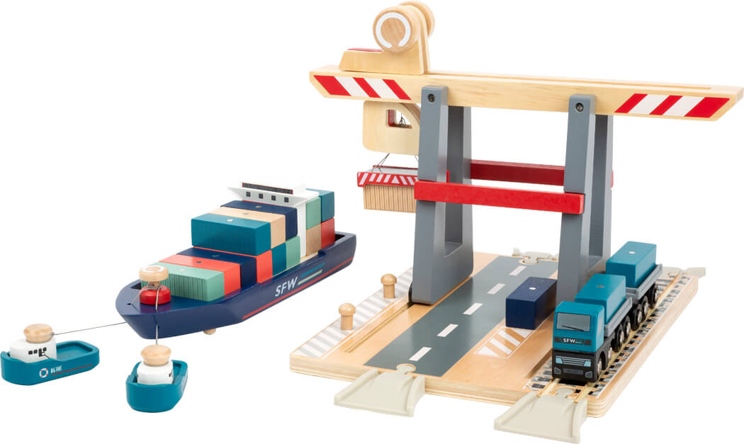Terminal e Nave porta container - Small Foot - Art. 11378