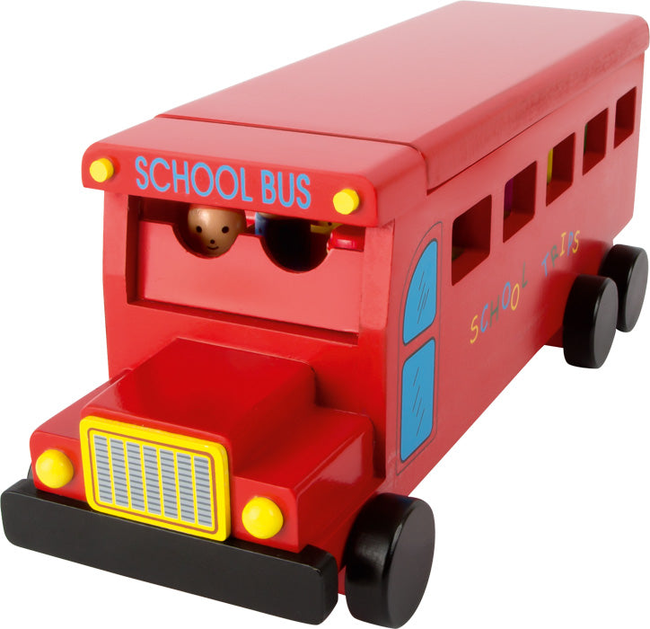 Scuolabus Rosso in legno - Small Foot - Art. 7535