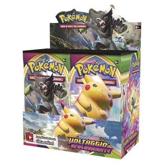 Box Display 36 Bustine Spada e Scudo - Voltaggio Sfolgorante - ITA