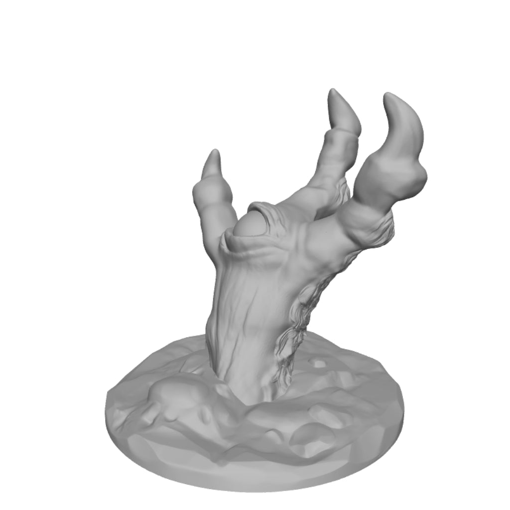 Mano demoniaca artiglio strisciante miniatura