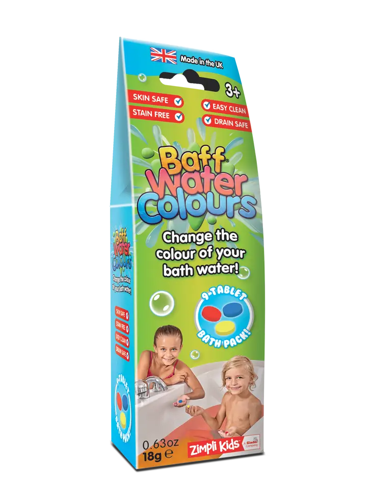 Colori per il Bagno Baff Water Colours - Zimpli Kids - Art. 6635