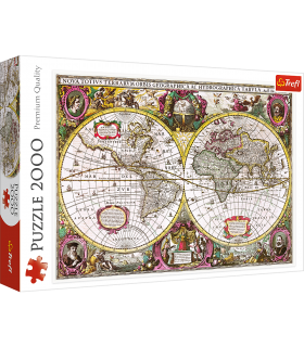 A New Land and Water Map - Puzzle 2000 pezzi