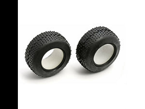 Associated 21254 Front Mini-Pin Tire W/Foam Insert 18b (2)