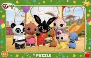 Puzzle Bing all'asilo cartone da 15 pezzi