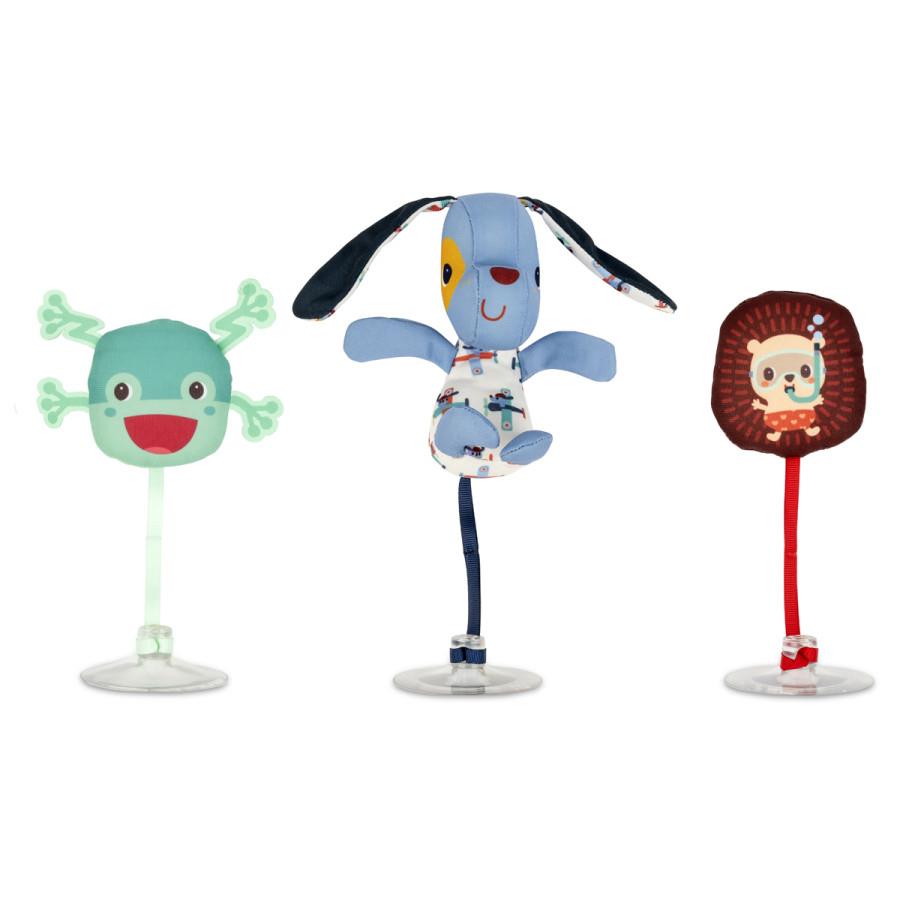 LILLIPUTIENS JULES E SUOI AMICI DA BAGNO CON VENTOSA 83583