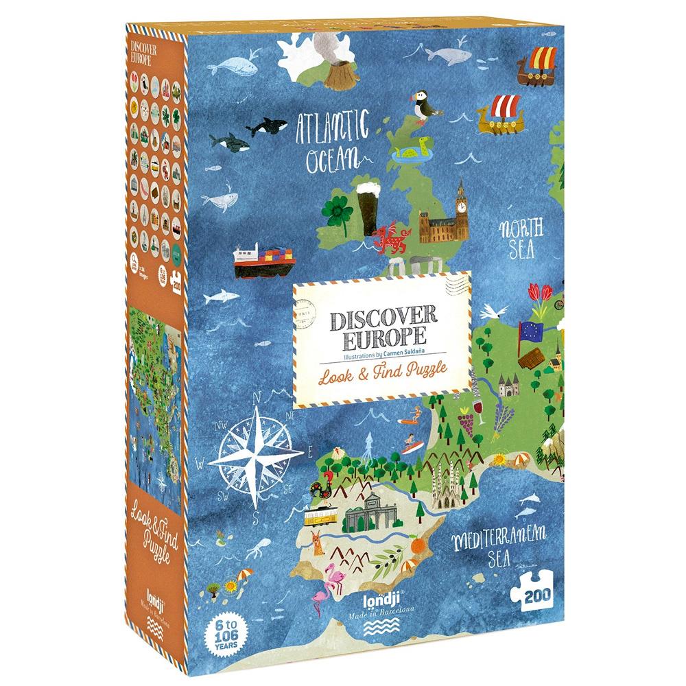 LONDJI PUZZLE DISCOVER EUROPE 200 PZ PZ394U