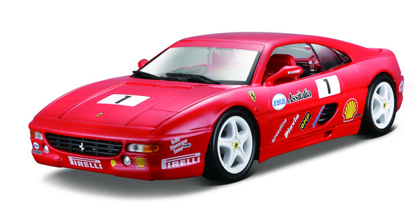 Bburago 1:24 Ferrari Racing F355 Challenge Rosso