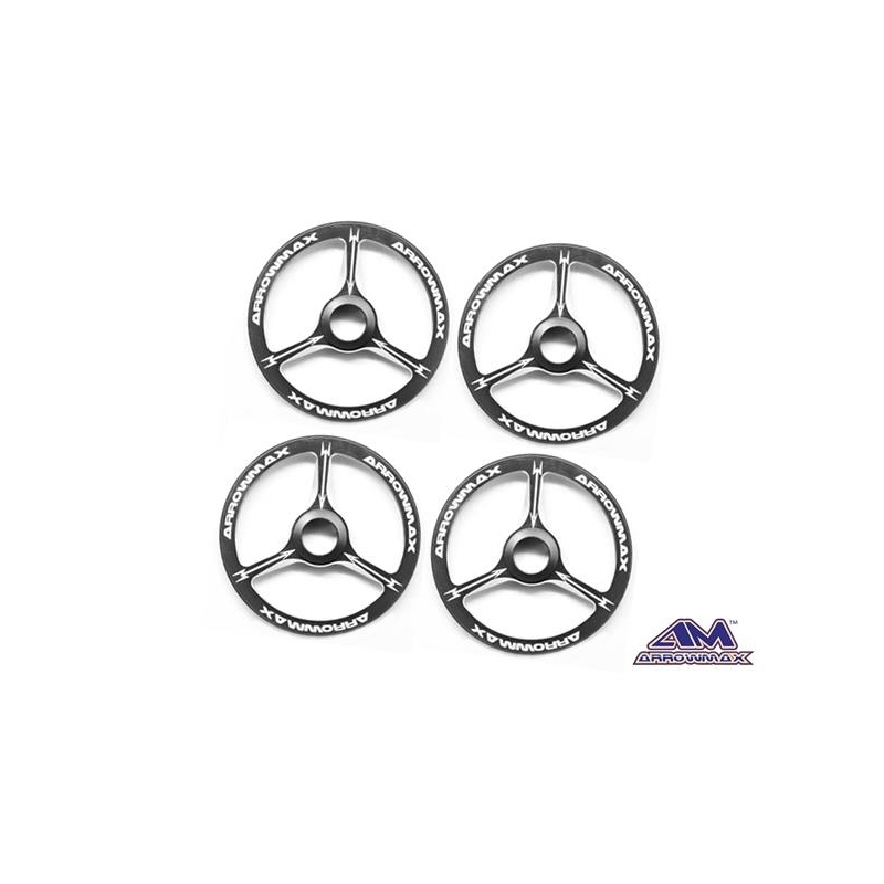 ALU SET-UP WHEEL FOR 1/8 ON ROAD CARS (4) ARROWMAX