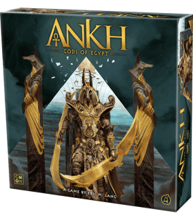 Ankh - Divinità Egizie di Asmodee | Gioco di Strategia per 2-5 Giocatori | 90 Minuti di Avventura Mitologica e Miniature
