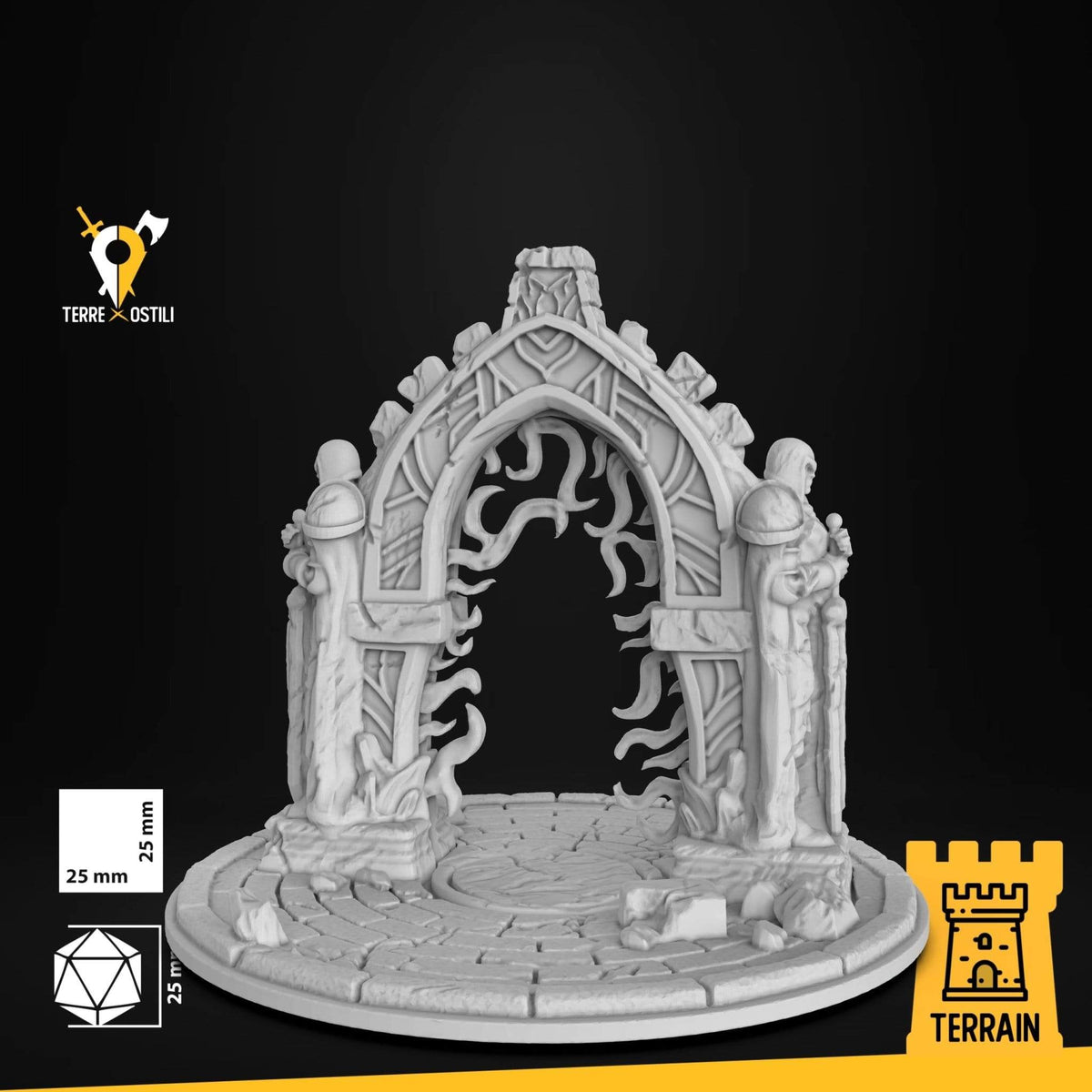 Antico portale arcano magico fantasy scenico