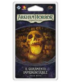Arkham Horror LCG: Il Giuramento Impronunciabile - Espansione Cooperativa, Horror e Deckbuilding, 1-4 Giocatori, Italiano