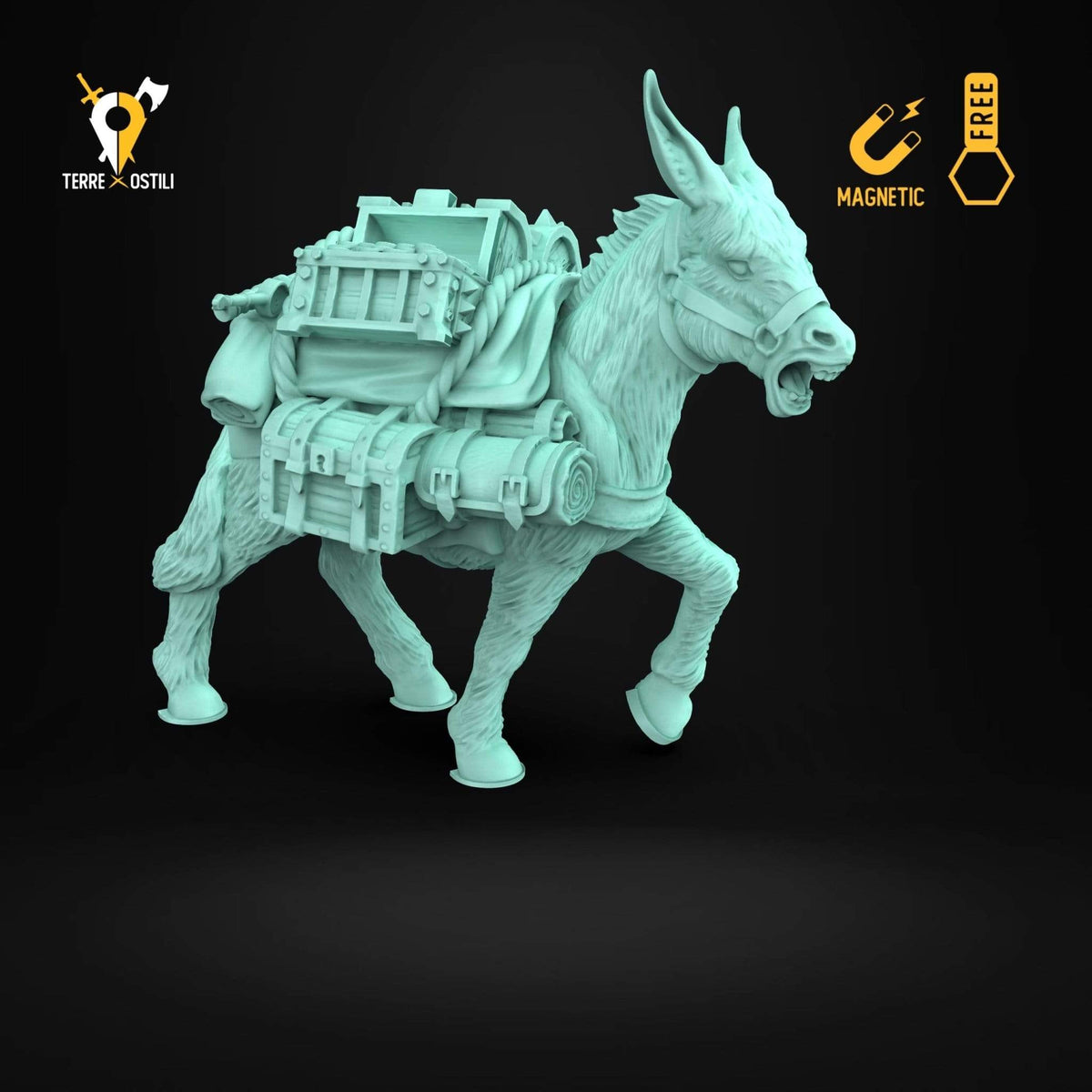 Asino mulo miniatura compagno animale famiglio