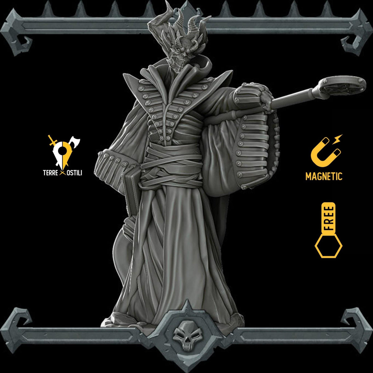 Asmodeus re diavoli demoni miniatura