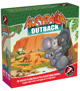 Australia Outback - Gioco da Tavolo Famiglia 2-4 Giocatori, Avventura Fauna Selvatica, 45 Minuti, Michael Kiesling - Red Glove