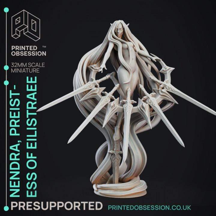 Avatar dea della guerra divinità miniatura 3D resina