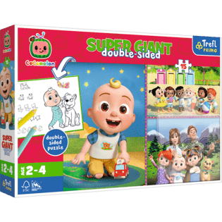 Trefl Puzzle 15 GIGANTE - Cocomelon, Buona giornata con gli amici / Cocomelon