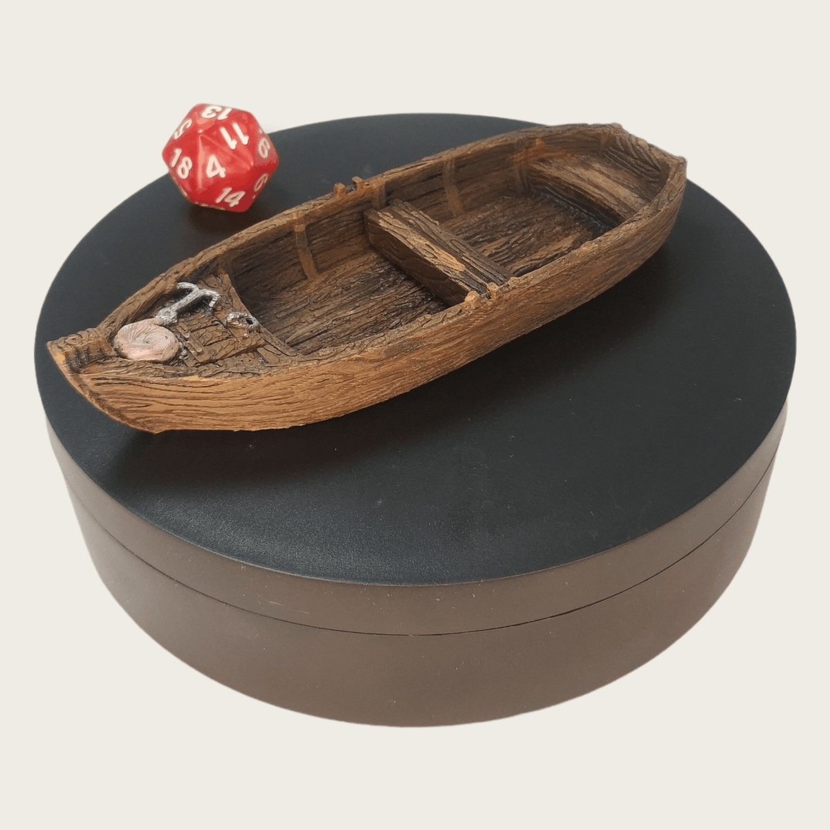 Barca a remi semplice pirata fantasy scenico 3D