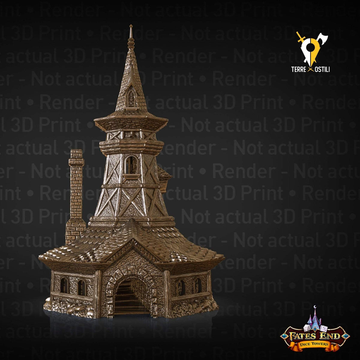 Bardo giullare Torre lancia dadi dicetower