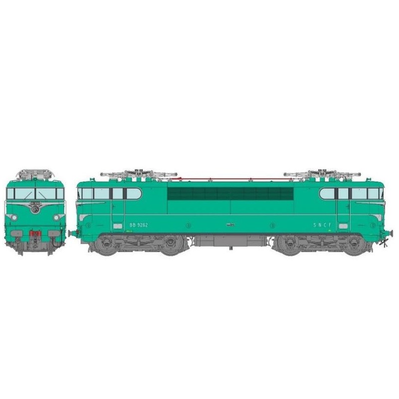Locomotiva elettrica BB-9262, SNCF. Suono. REE MODELES MB-080S