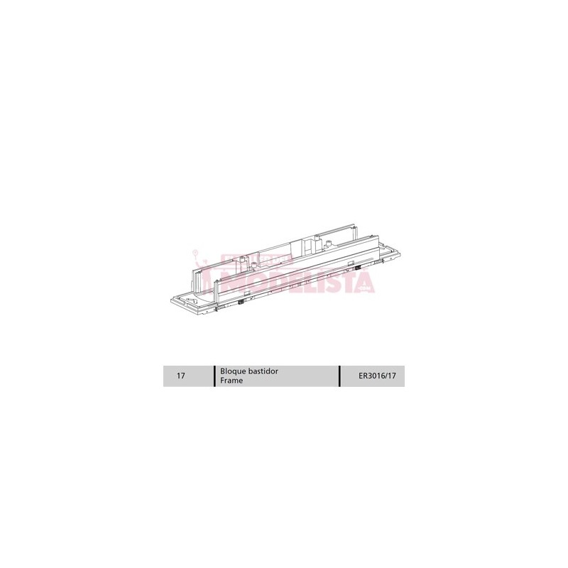 Blocco telaio per 7200 RENFE. ELECTROTREN - Repuestos ER3016/17