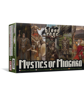 Blood Rage: Mistici di Midgard - Espansione Asmodee per Giochi di Guerra, Strategia Vichinga, 2-4 Giocatori, 90 Minuti