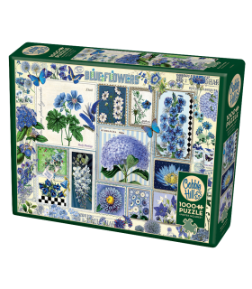 Blue Flowers - Puzzle 1000 pezzi