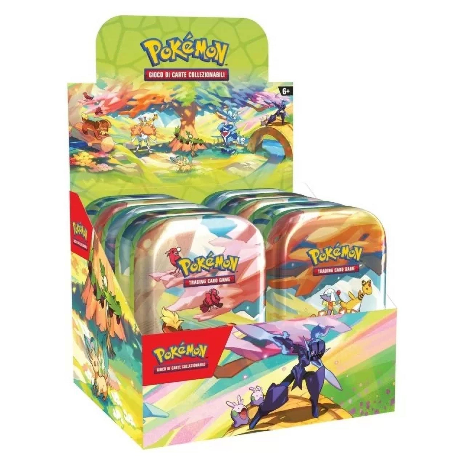 Mini Tin da Collezione Paldea Sfavillante - Scarlatto e Violetto - Artwork Casuale - ITA