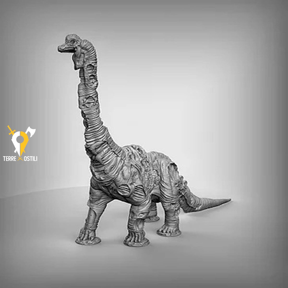 Brachiosauro zombie dinosauro miniatura