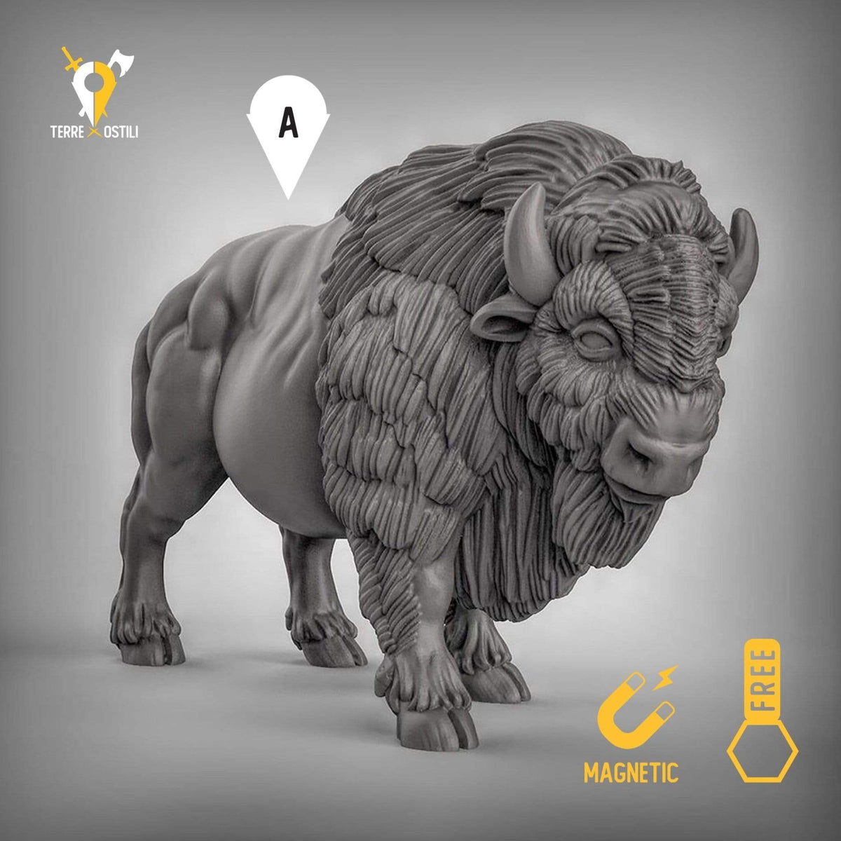 Bufalo Americano famiglio miniatura