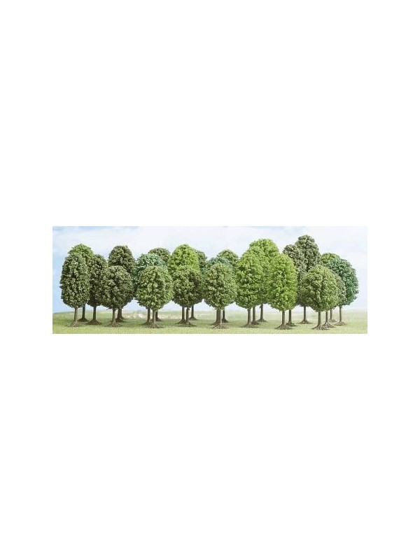 BUSCH 6587 Confezione di alberi alti mm. 35/55 25 pezzi