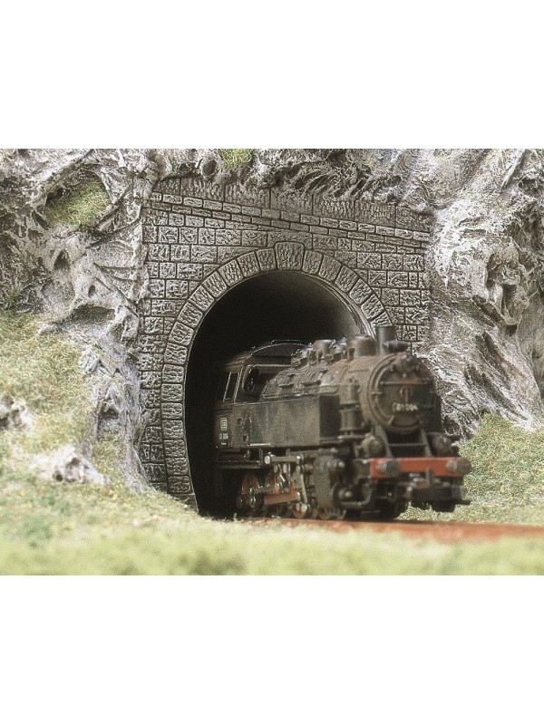 BUSCH 7025 Scala HO Due portali per galleria ad un binario