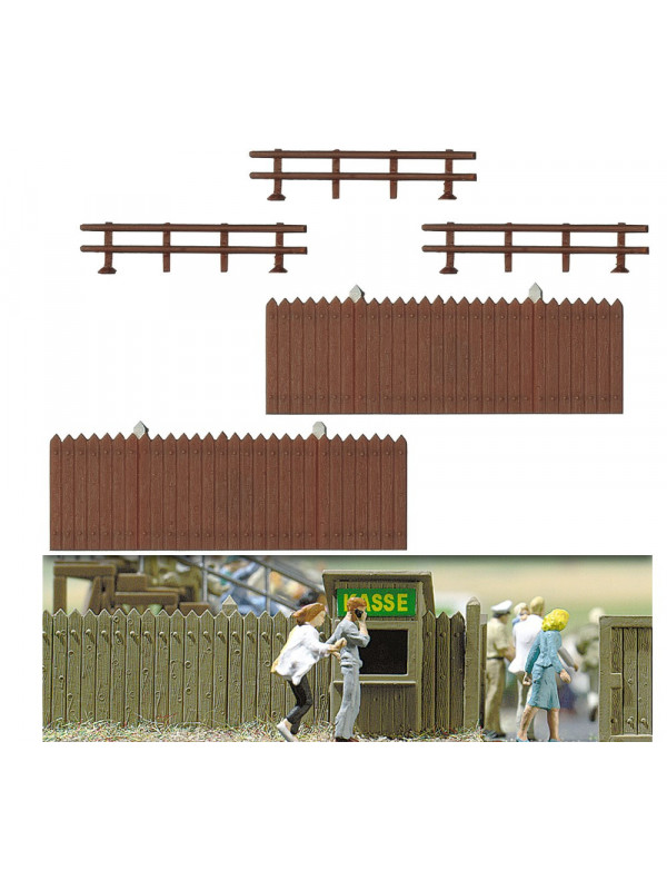 BUSCH 6015 Scala HO Palizzata recinzione in legno cm 60 circa