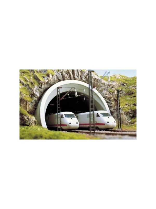 BUSCH 8195 Scala N Portale moderno doppio per galleria