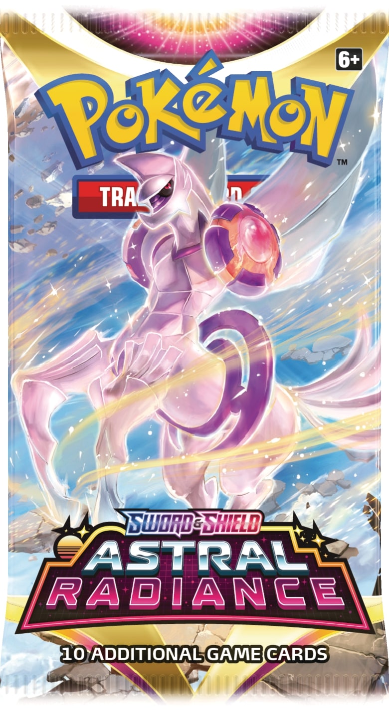 Bustina Sword and Shield - Astral Radiance - ENG - Artwork Casuale - 10 Carte POKEMON