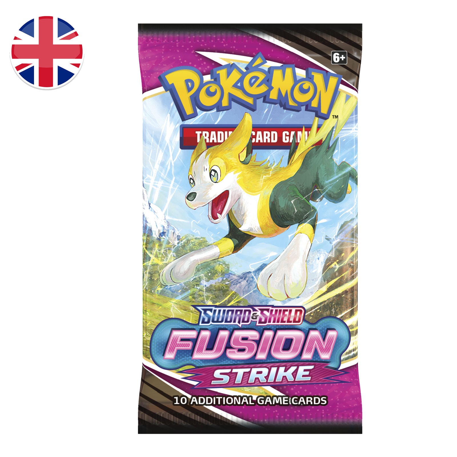 Bustina Sword and Shield - Fusion Strike - ENG - Artwork Casuale - 10 Carte POKEMON