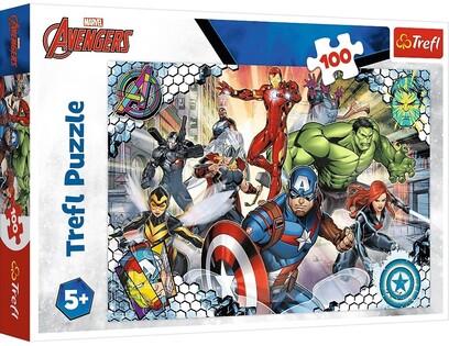 Trefl Puzzle 100 pezzi - Famosi Vendicatori / Disney Marvel The Avengers
