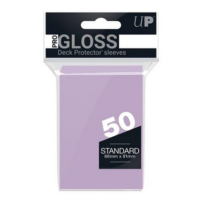 50 Sleeves Ultra PRO GLOSS Standard LILAC Bustine Protettive Lilla