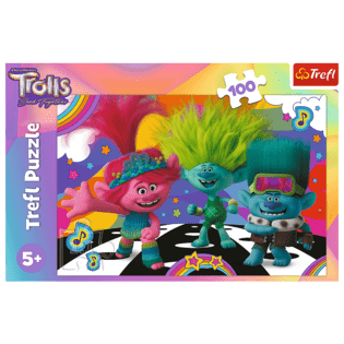 Trefl Puzzle 100 pezzi - Fun Trolls / Universal Trolls 3 (2023)
