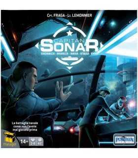 Capitan Sonar - Gioco di Strategia in Tempo Reale per 2-8 Giocatori, Battaglie Sottomarine, Età 14+, 45 Minuti di Divertimento!