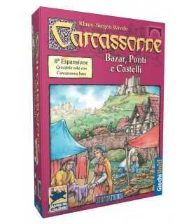Carcassonne: Bazar, Ponti e Castelli - Espansione Strategica per 2-6 Giocatori, Gioco di Costruzione e Controllo Territorio
