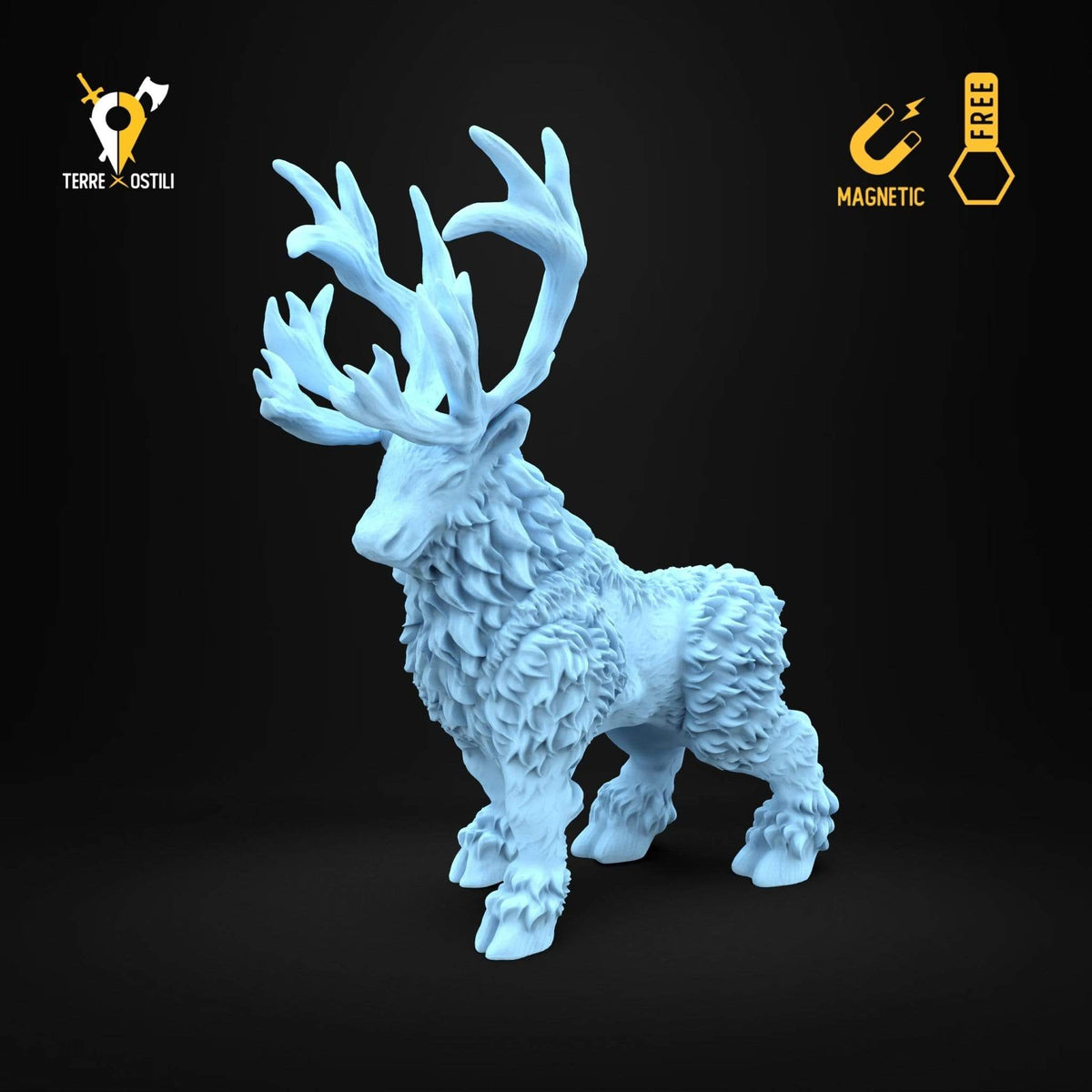 Caribu renna alce miniatura