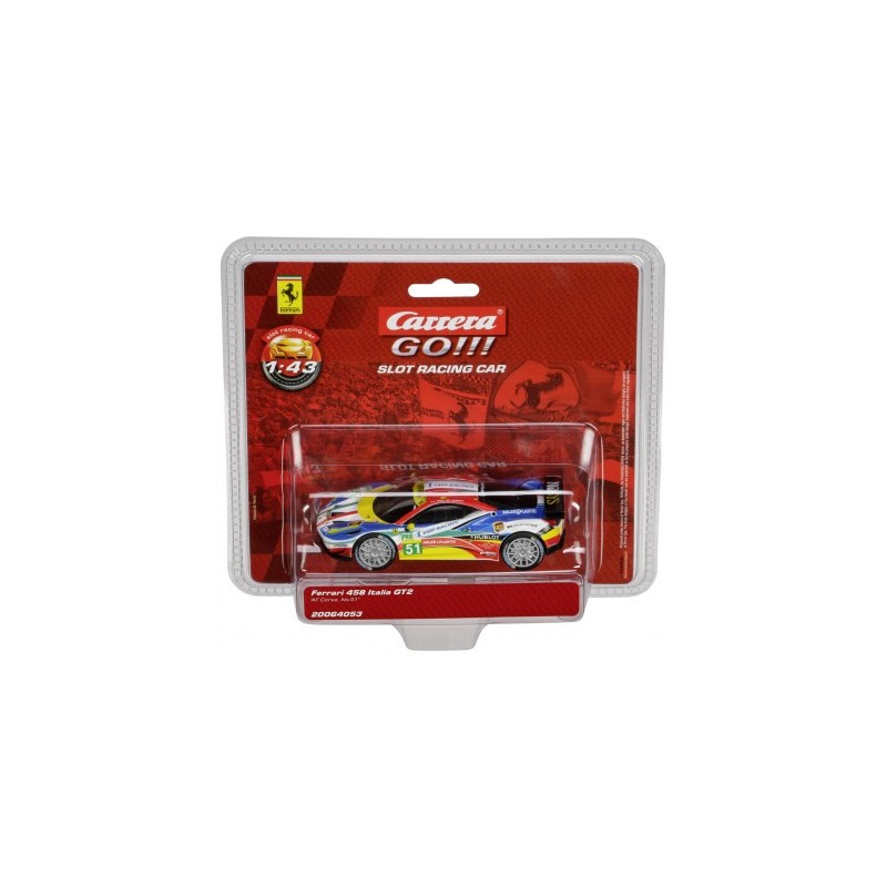 CARRERA GO SLOT RACING CAR 20064053, FERRARI 458 ITALIA GT2, ANNI 6+