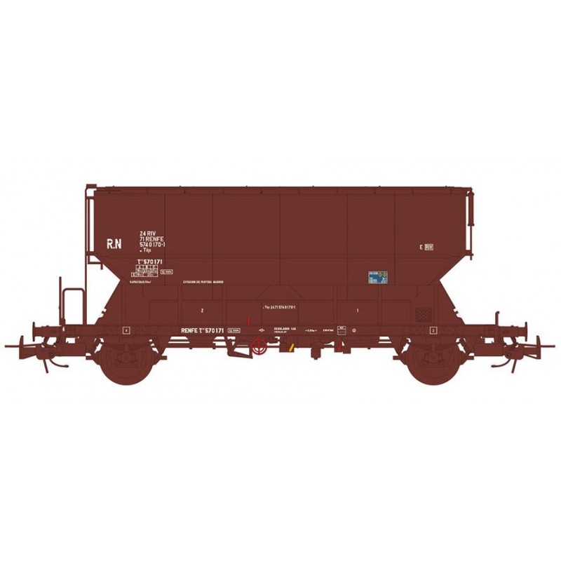 Carro tramoggia Tgpps. RENFE. SUDEXPRESS SUD740170