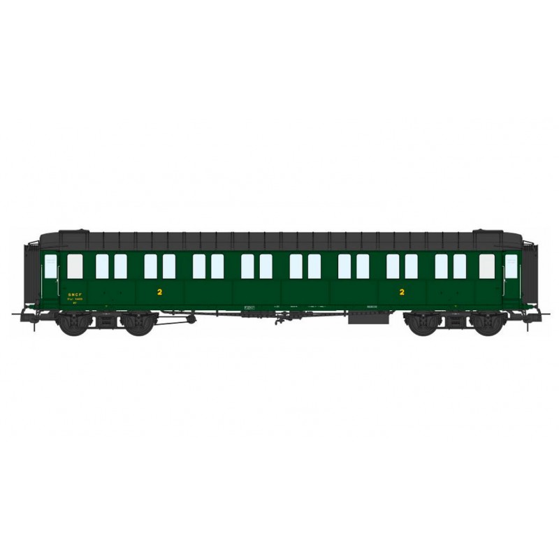 Carrozza di 2a classe B10 nº 34991, SNCF. REE MODELES VB-473