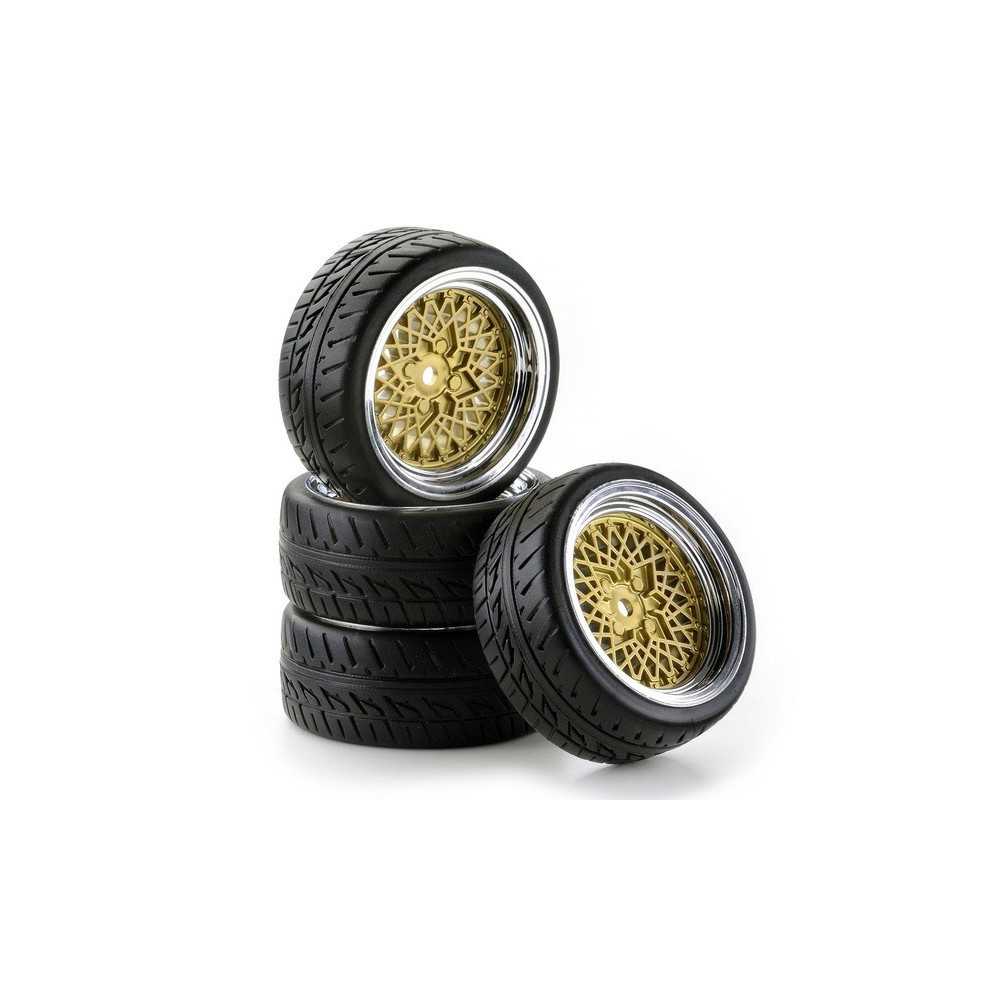 Carson Gomme su cerchi classic multi-razze Gold 4 pezzi (art. 500900551)